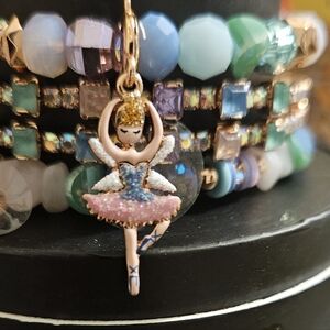 Bomb Party 2023 Holiday Stack Bracelets Holiday Fairy Sparkle Rose Gold